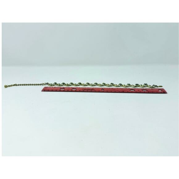 Vintage Gold Tone Fashion Necklace Chocker Hook Closure Unique Adjustable - Picture 6 of 6